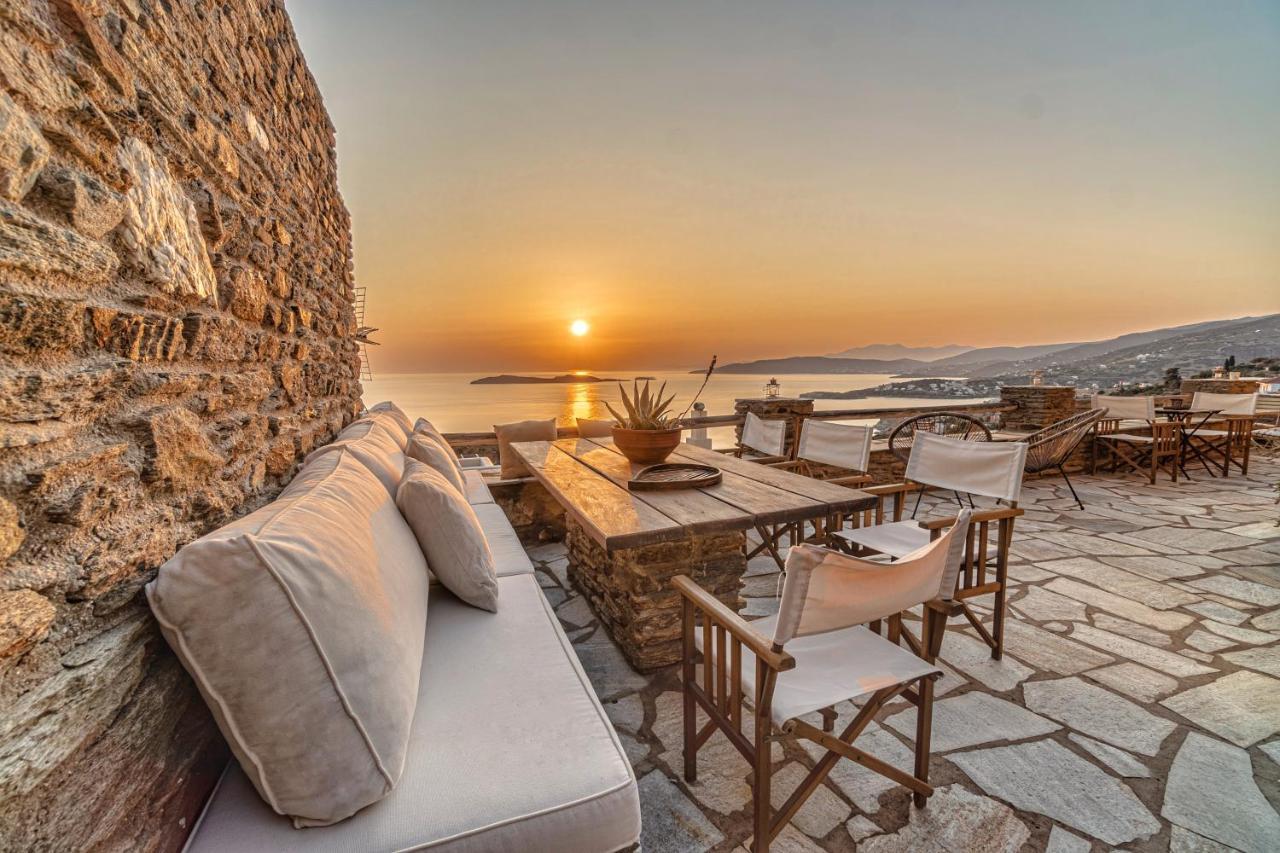 Irida Villa - Sea & Sunset Flats By Explore Andros Μπατσί Εξωτερικό φωτογραφία